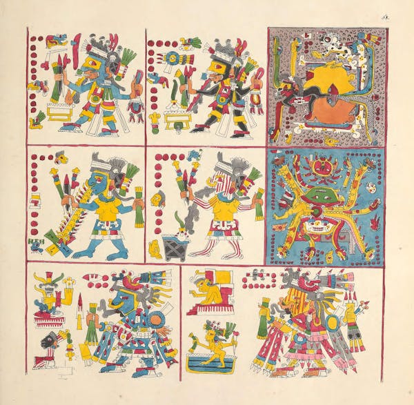 Facsimile of Mesoamerican codex