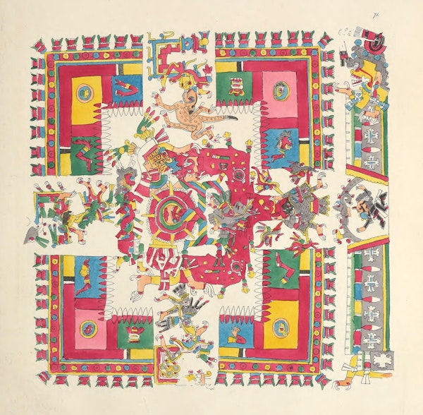 Facsimile of Mesoamerican codex