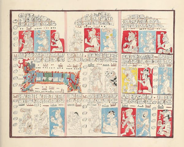 Facsimile of Mesoamerican codex