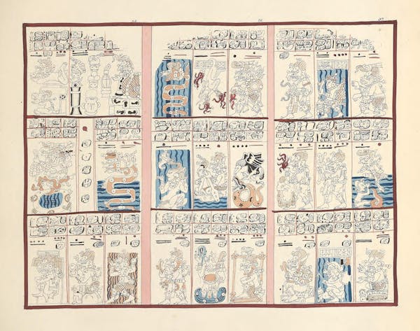 Facsimile of Mesoamerican codex