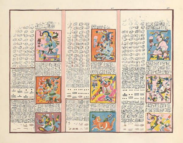 Facsimile of Mesoamerican codex