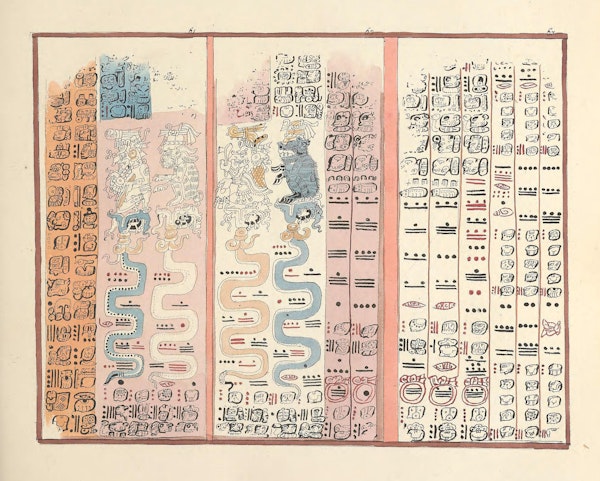 Facsimile of Mesoamerican codex