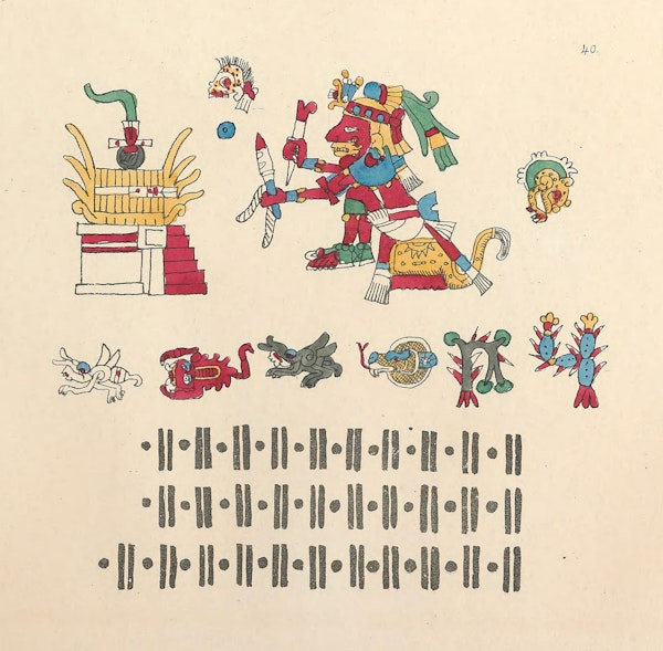 Facsimile of Mesoamerican codex