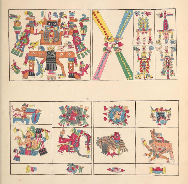 Facsimile of Mesoamerican codex