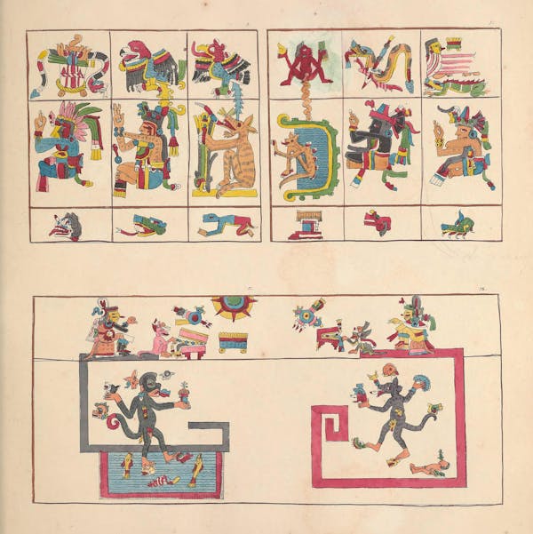 Facsimile of Mesoamerican codex