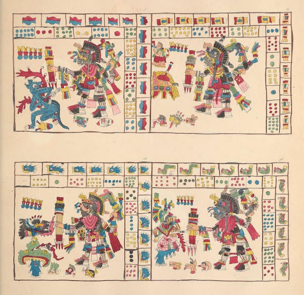 Facsimile of Mesoamerican codex