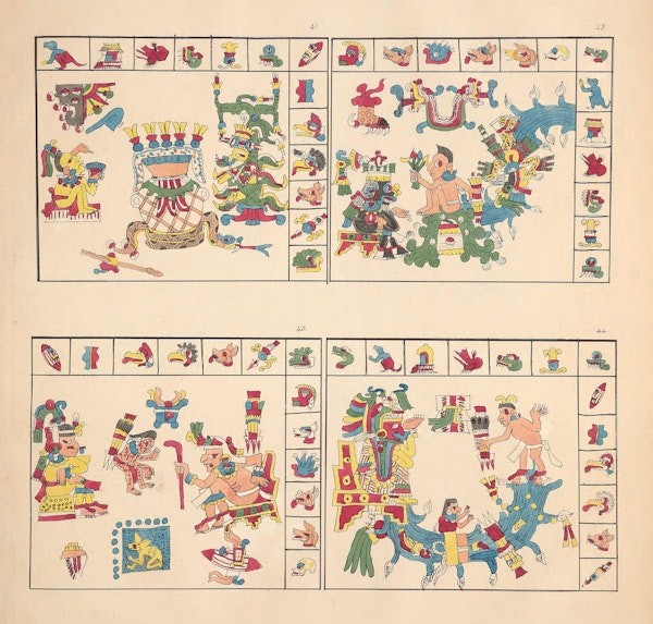 Facsimile of Mesoamerican codex