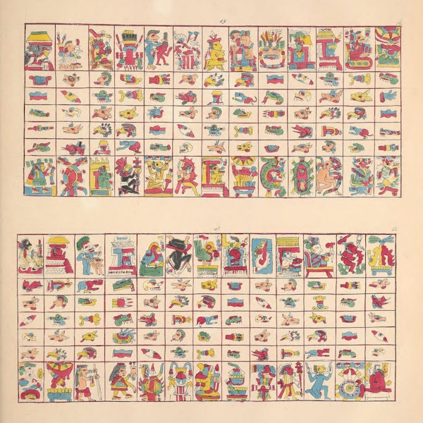 Facsimile of Mesoamerican codex