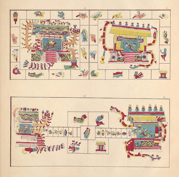 Facsimile of Mesoamerican codex