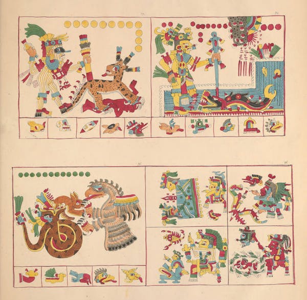 Facsimile of Mesoamerican codex