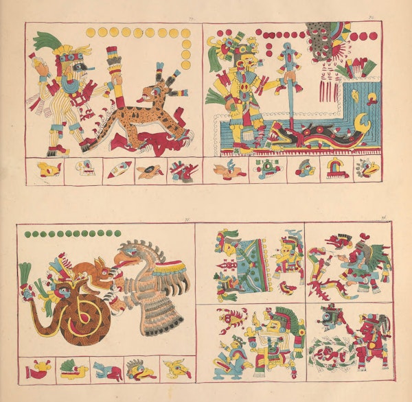 Facsimile of Mesoamerican codex