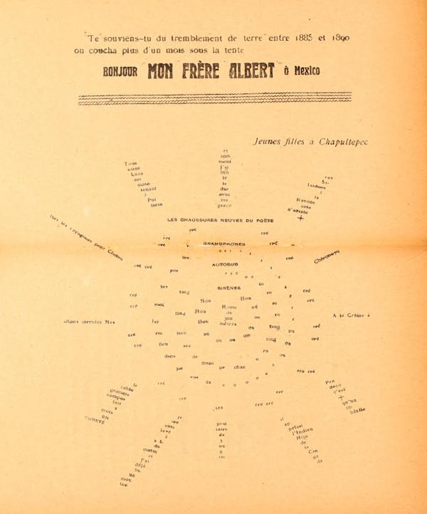 Apollinaire Calligrammes