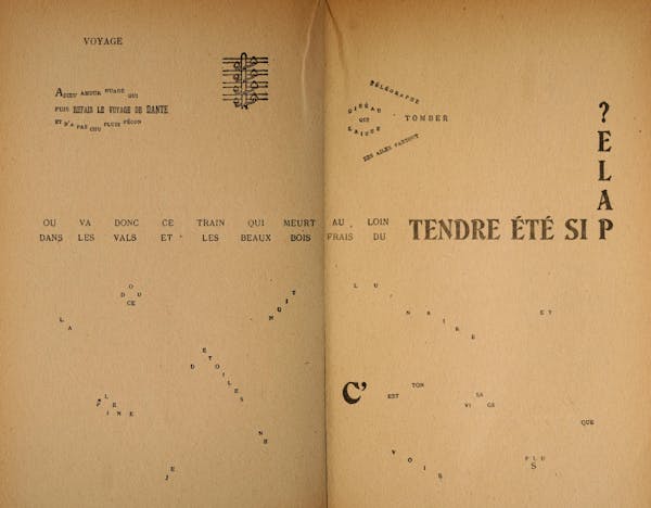 Apollinaire Calligrammes