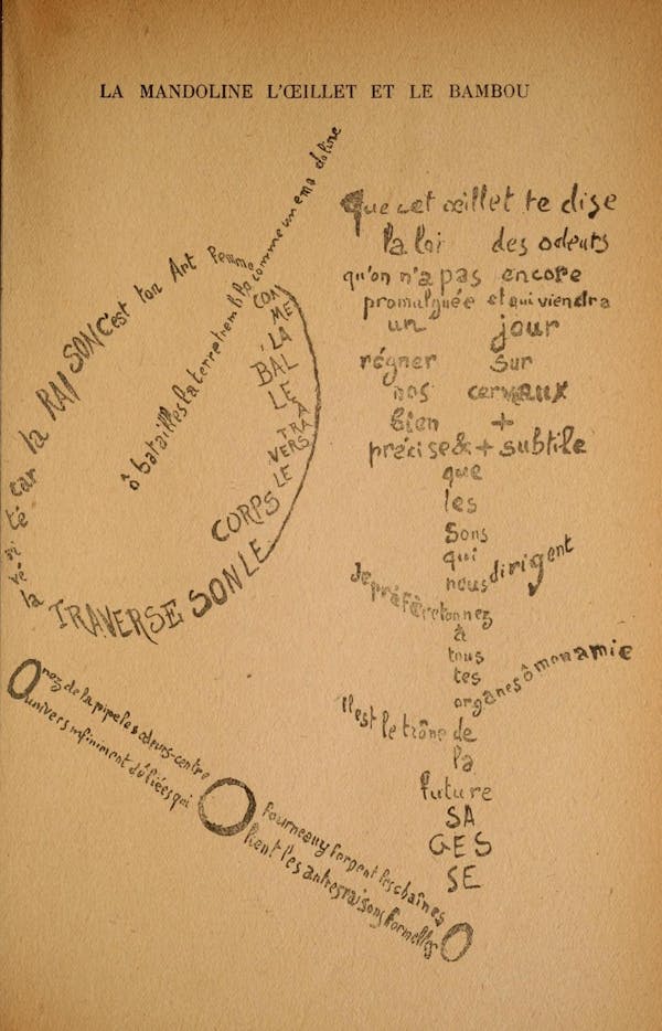 Apollinaire Calligrammes