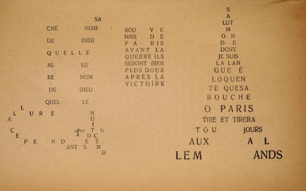 Apollinaire Calligrammes