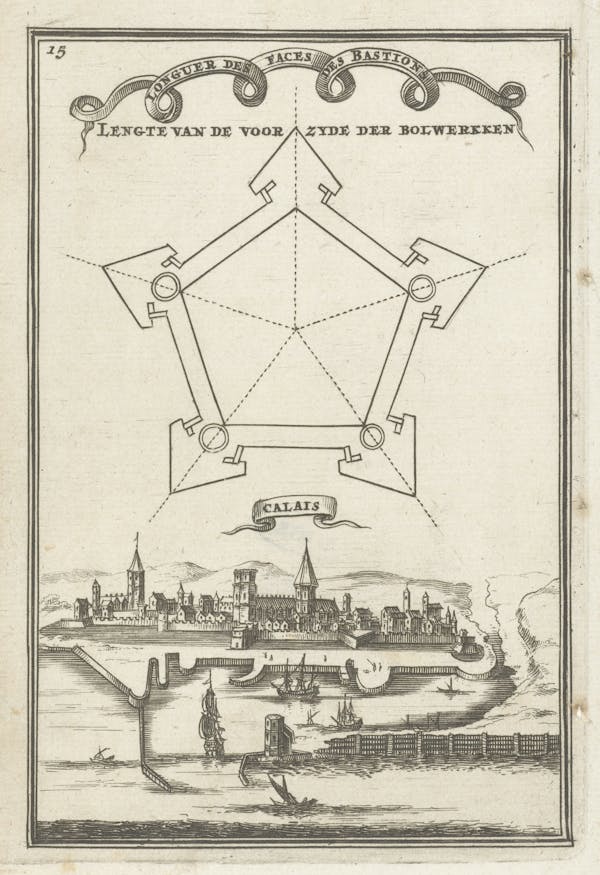 Illustration from 17th-century fortifications treatise