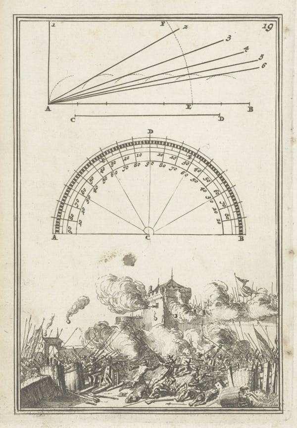 Illustration from 17th-century fortifications treatise