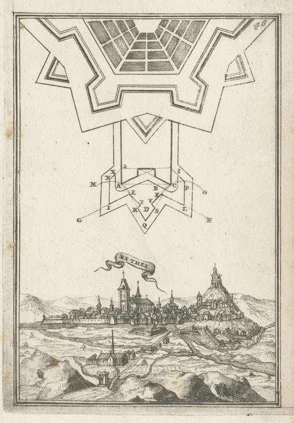 Illustration from 17th-century fortifications treatise