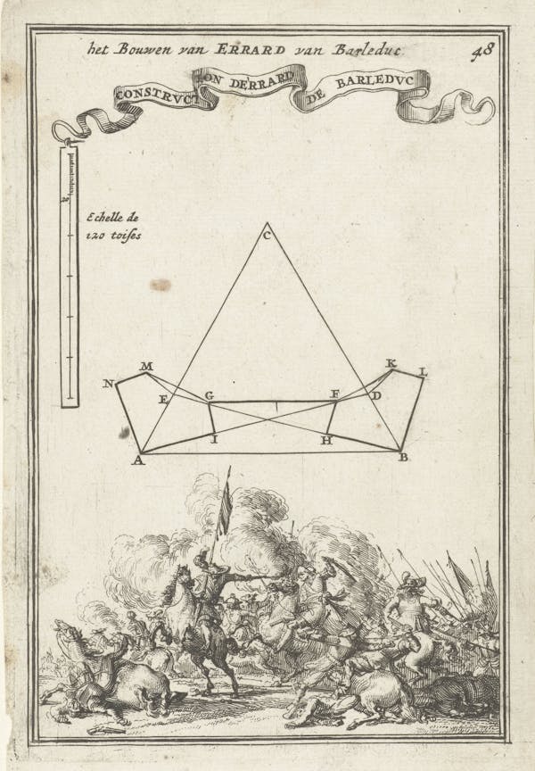 Illustration from 17th-century fortifications treatise