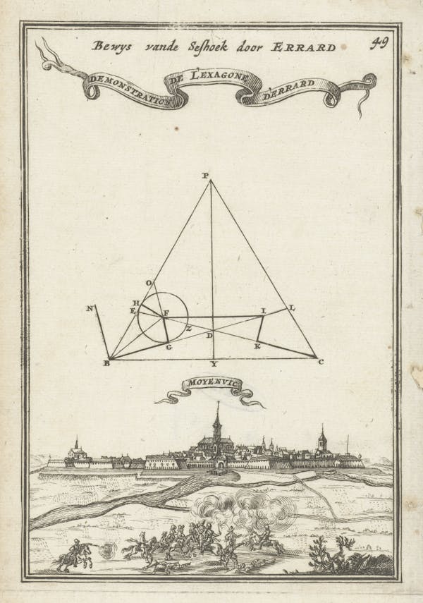 Illustration from 17th-century fortifications treatise