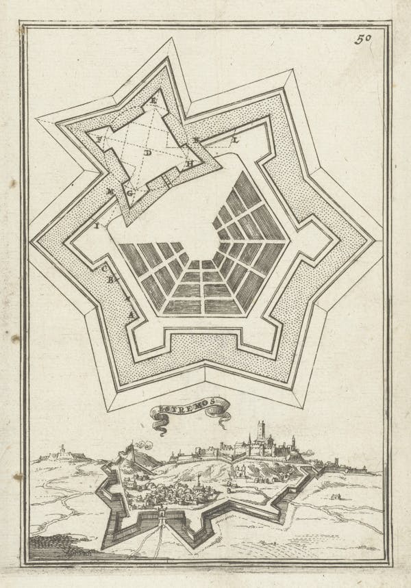 Illustration from 17th-century fortifications treatise