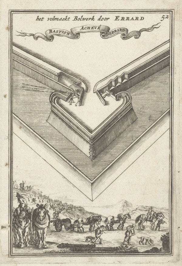 Illustration from 17th-century fortifications treatise