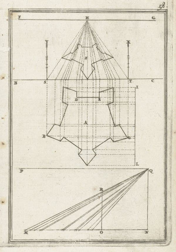 Illustration from 17th-century fortifications treatise