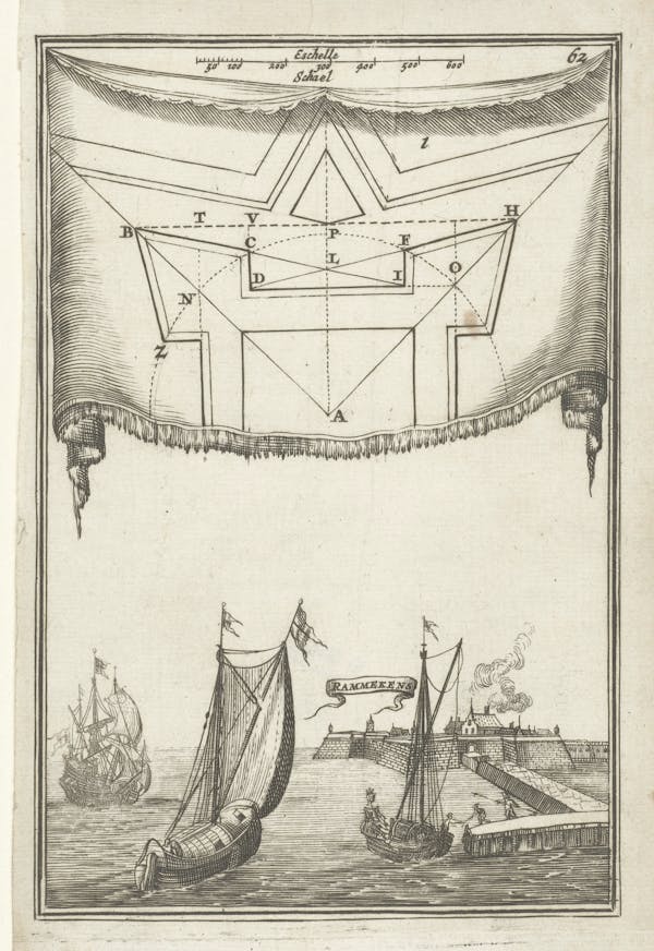 Illustration from 17th-century fortifications treatise