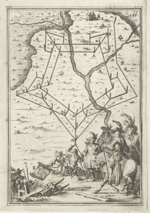 Illustration from 17th-century fortifications treatise