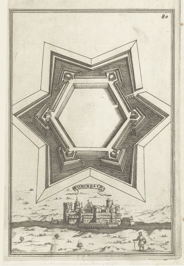 Illustration from 17th-century fortifications treatise