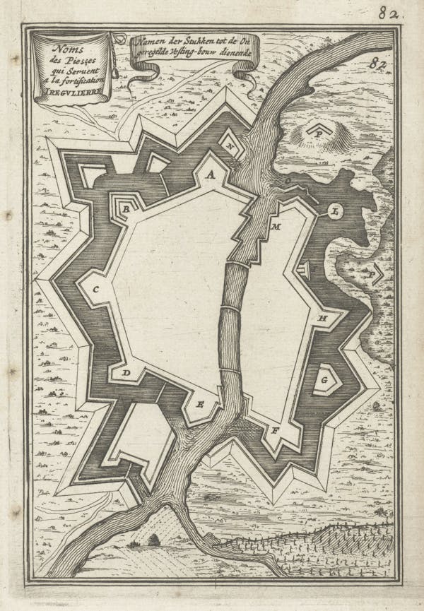 Illustration from 17th-century fortifications treatise