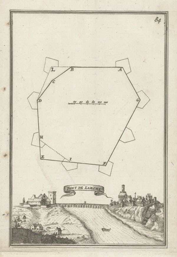 Illustration from 17th-century fortifications treatise