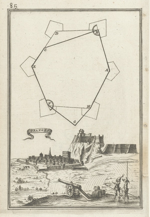Illustration from 17th-century fortifications treatise