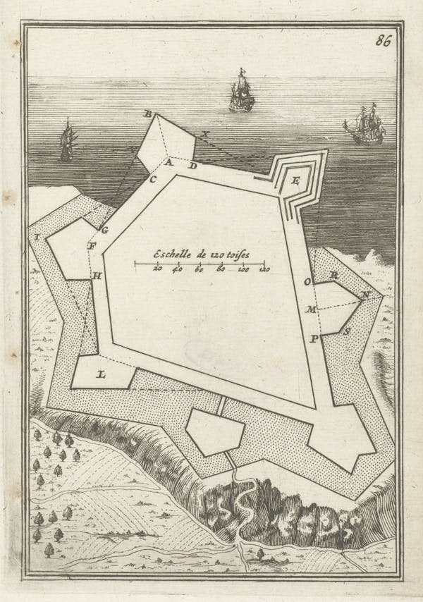 Illustration from 17th-century fortifications treatise