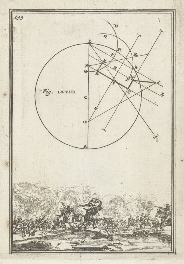 Illustration from 17th-century fortifications treatise