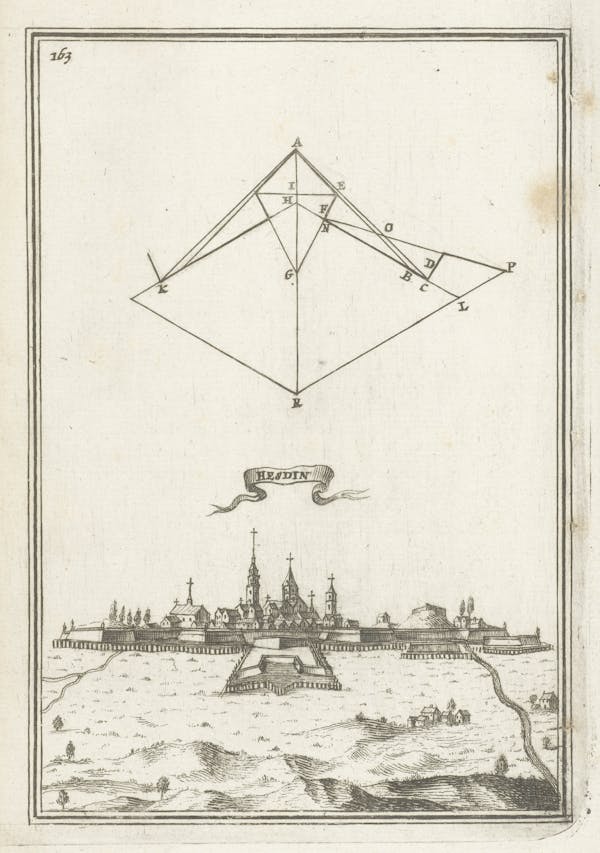 Illustration from 17th-century fortifications treatise