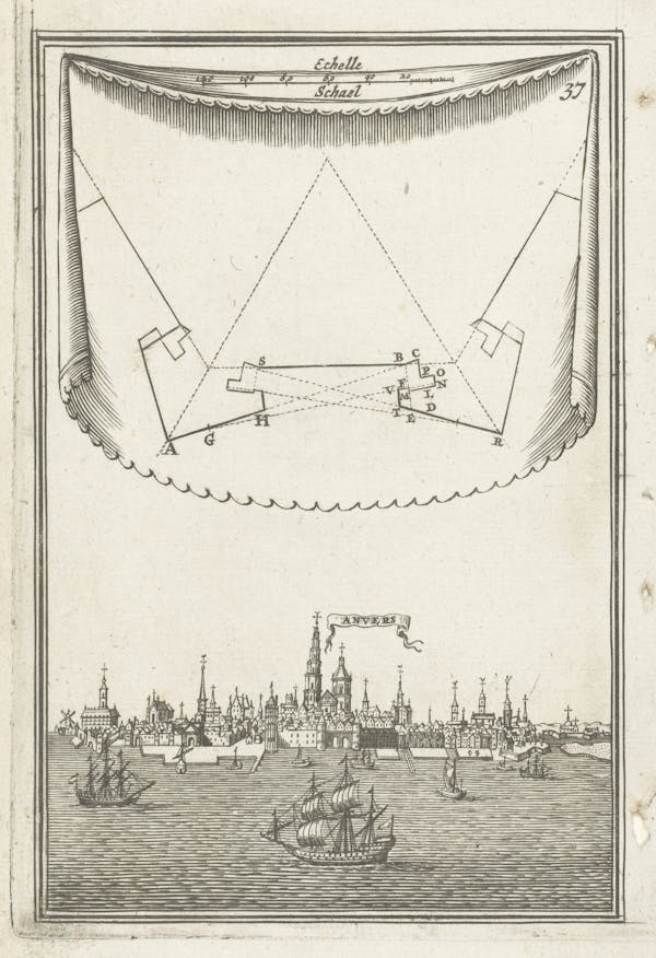 Illustration from 17th-century fortifications treatise