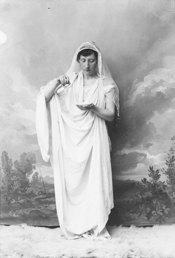 Studio photograph of people posing