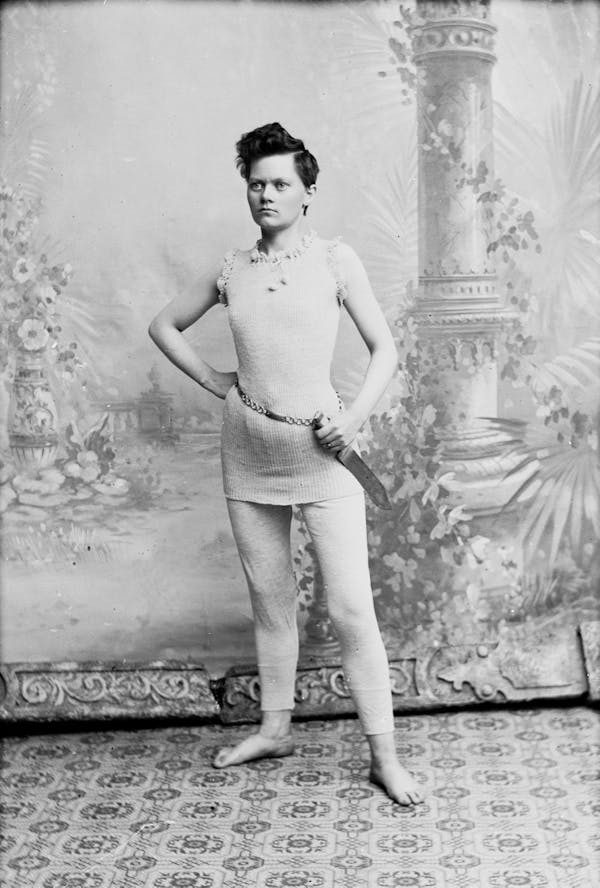 Studio photograph of people posing