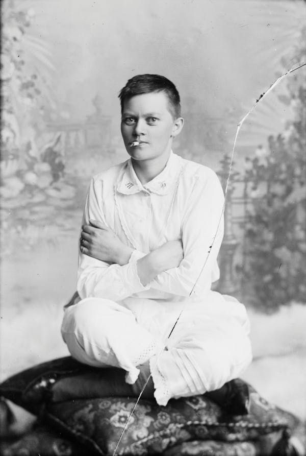 Studio photograph of people posing