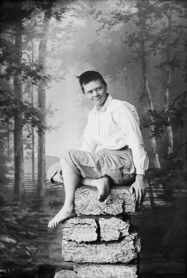 Studio photograph of people posing