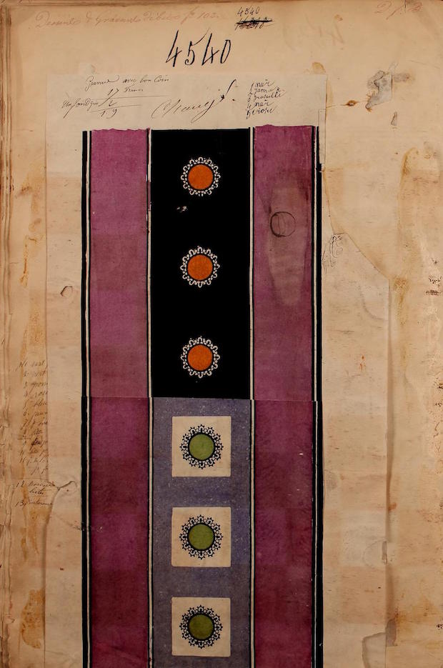 Book of French Textile Samples (1863) — The Public Domain Review