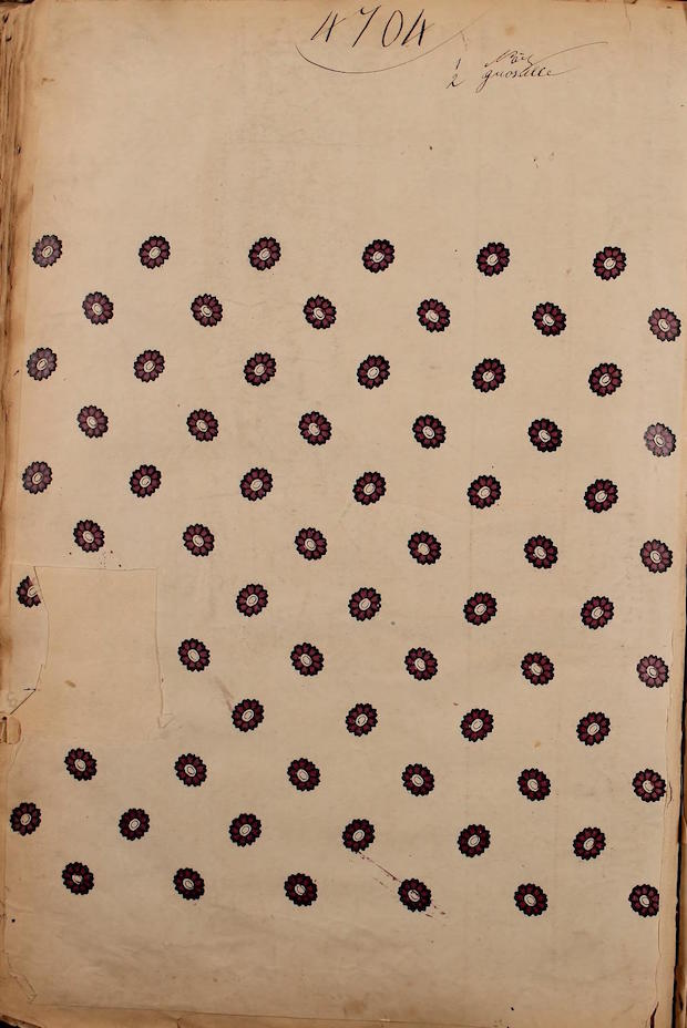 洋書　FRENCH TEXTILES Book of French Textile Samples (1863) — The Public Domain Review