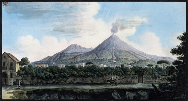 Coloured engraving based on Fabris' gouache