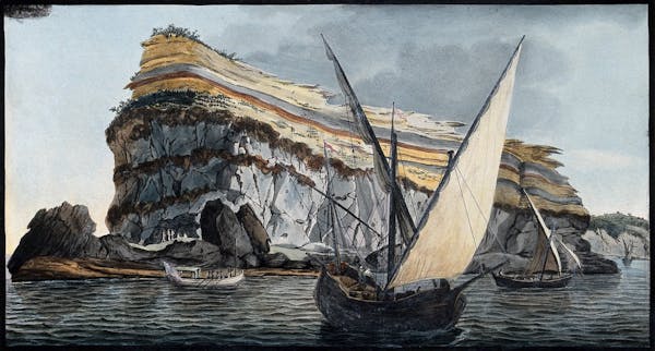 Coloured engraving based on Fabris' gouache