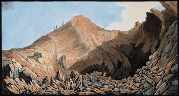 Coloured engraving based on Fabris' gouache