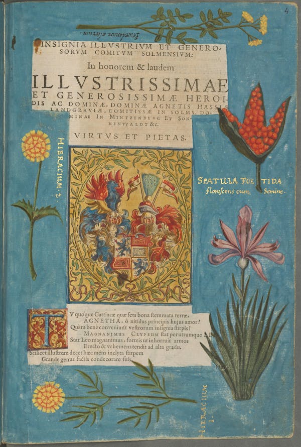 Illustration of the commemorative events held for Elisabeth of Hessen’s christening.