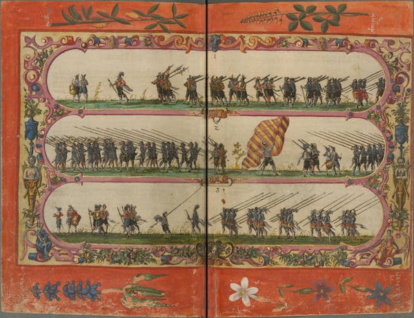Illustration of the commemorative events held for Elisabeth of Hessen’s christening.