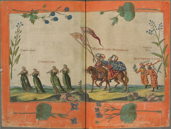 Illustration of the commemorative events held for Elisabeth of Hessen’s christening.
