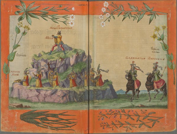 Illustration of the commemorative events held for Elisabeth of Hessen’s christening.